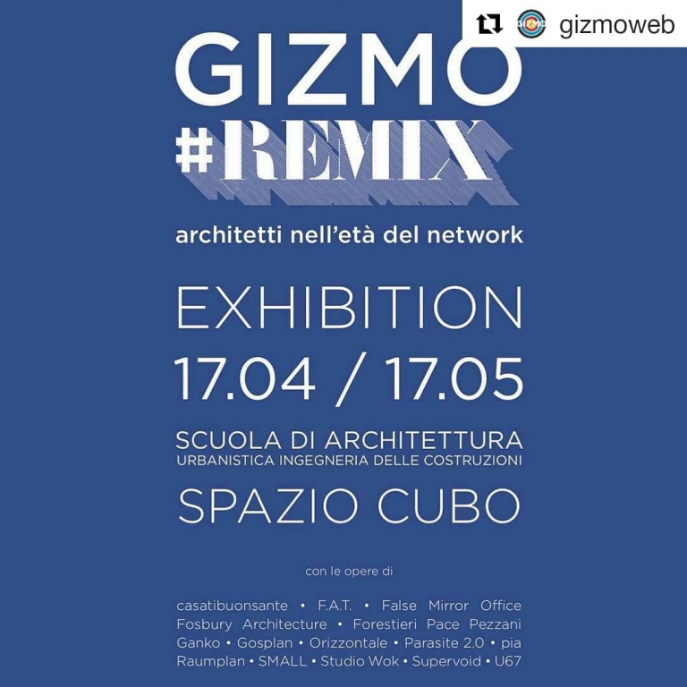 #Remix exhibition by @gizmoweb at Spazio Cubo...